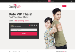 Thai Dating VIP Thai Dating VIP Homepage Image